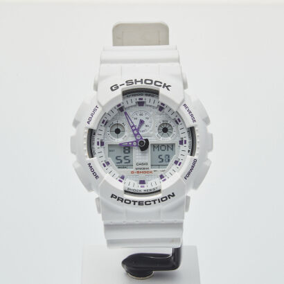 Casio G-Shock GA-100A White Watch