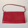 Louis Vuitton Red Epi Pochette Bag