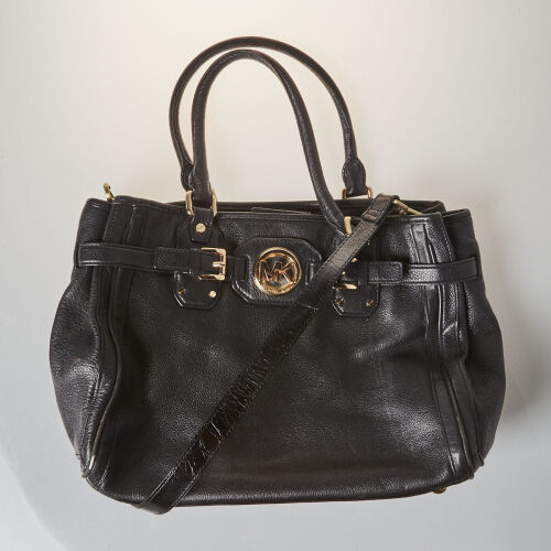 Michael Kors Black Leather Handbag