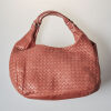 Bottega Veneta Pink Intrecciato Hobo Bag