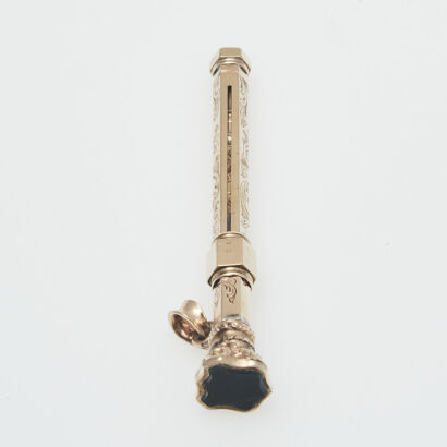 9ct Antique Bloodstone Pencil