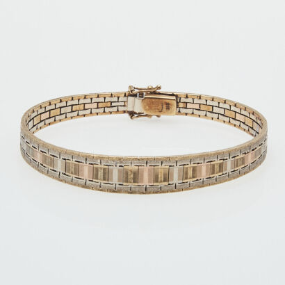 14ct Vintage Multi-Coloured Bracelet