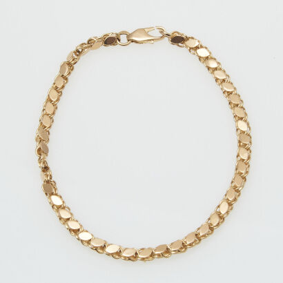 18ct Fancy Link Bracelet