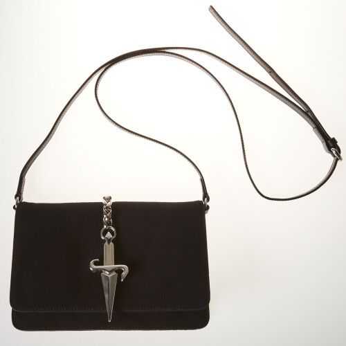 Cesare Paciotti Suede Dagger Bag