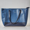 Coach Large Blue Leather Tote Bag