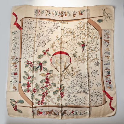 Hermes Neige d' Antan Scarf