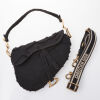 Christian Dior Embroidered Saddle Bag