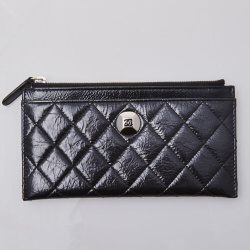 Chanel Metallic Leather Wallet