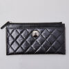 Chanel Metallic Leather Wallet