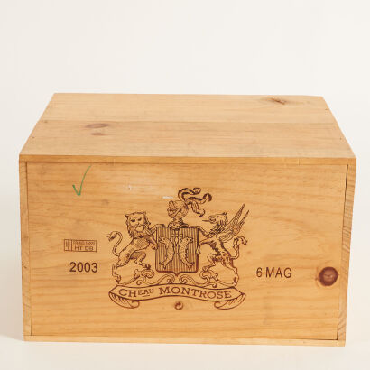 (6) 2003 Chateau Montrose, Saint-Estephe, 1500ml [JR17] (OWC)