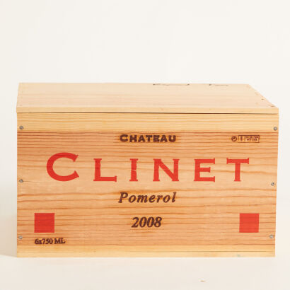 (6) 2008 Chateau Clinet, Pomerol [WS93] [WE93] (OWC)