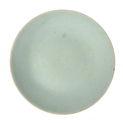 A Mid-19th Century Celadon Plate