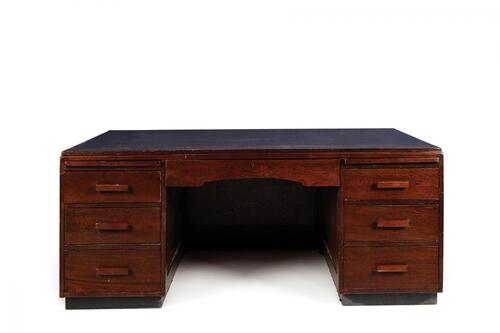 An Oak Pedestal Desk