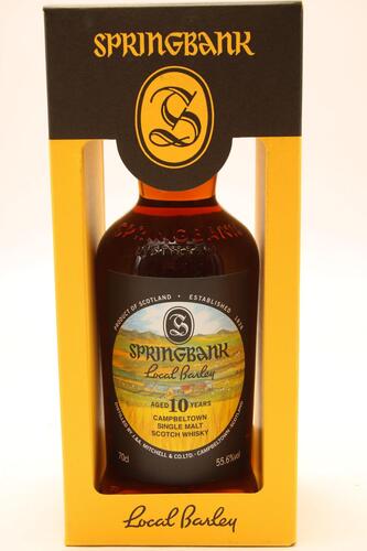 (1) Springbank 2010 Local Barley 10 Year Old, 55.6% ABV