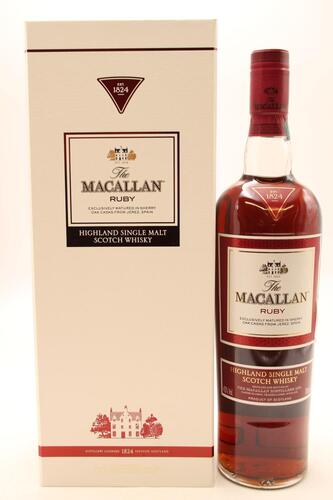 (1) Macallan Ruby Single Malt Scotch Whisky, 43% ABV