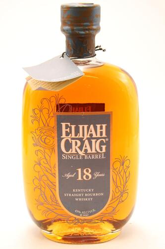 (1) Elijah Craig 18 Year Old Single Barrel 2017, 45% ABV, 750ml