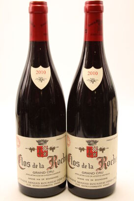 (2) 2010 Domaine Armand Rousseau Pere et Fils Clos de la Roche Grand Cru, Cote de Nuits [JR17.5]