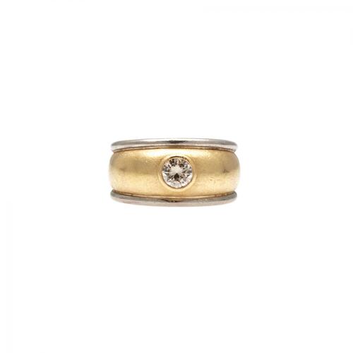 18ct Two-Toned Diamond Ring