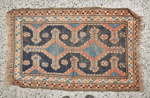 A Hand Knotted Turkish Rug