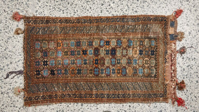 A Hand Knotted Turkoman Rug