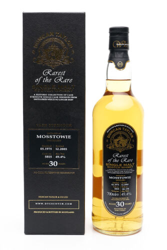 (1)  Mosstowie 1975 Duncan Taylor 30 Year Old, 49.4% ABV