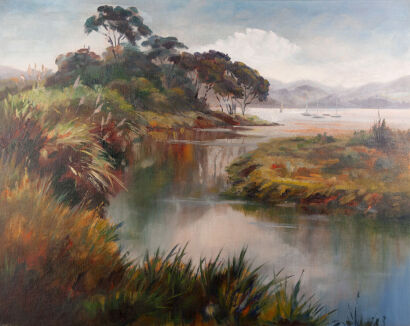 CLAIR R. GLAZER Little Creek Flax Mill Bay Whitianga