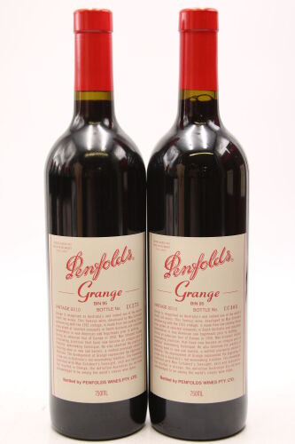 (2) 2010 Penfolds Grange Bin 95, South Australia, [JR18.5] [WE99] [WS98] [RP99] [JO98] (GB)