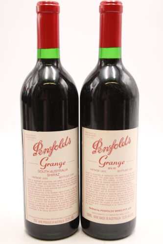(2) 1992 Penfolds Grange Bin 95, South Australia [JR17.5] [JO97] [WE96]