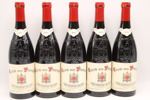(5) 2011 Paul Avril Clos des Papes Chateauneuf-du-Pape, Rhone [JR18] [RP96] [WS95]