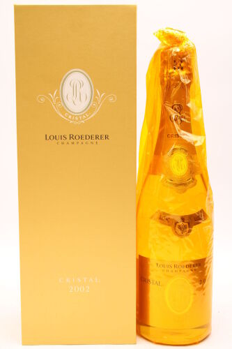 (1) 2002 Louis Roederer Cristal Millesime Brut, Champagne [JR19.5] [RP96] (GB)