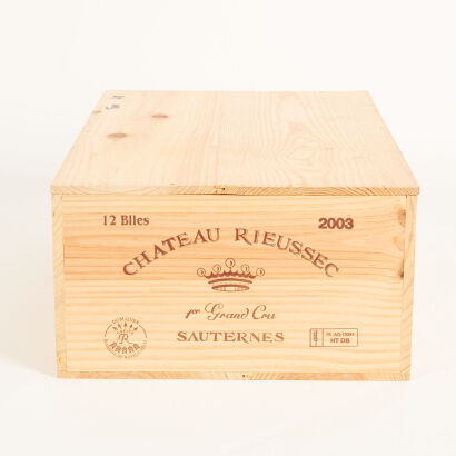 (12) 2003 Chateau Rieussec, Sauternes [JR17] [BC95] [RP96] (OWC)