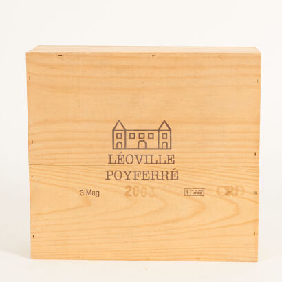 (3) 2003 Chateau Leoville Poyferre, Saint-Julien, 1500ml [JR16.5] [RP96] [WS95] [WE93] (OWC)