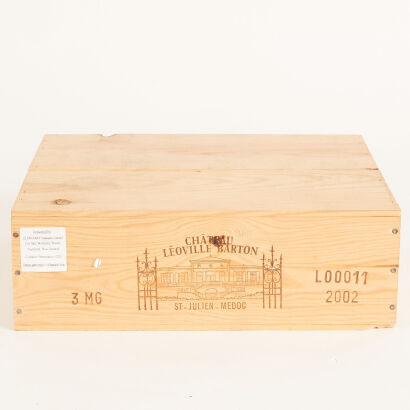 (3) 2002 Chateau Leoville Barton, Saint-Julien, 1500ml [JR17] (OWC)