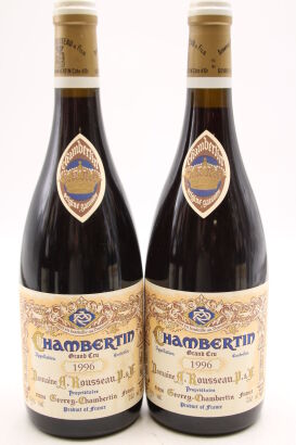(2) 1996 Domaine Armand Rousseau Pere et Fils Chambertin Grand Cru, Cote de Nuits