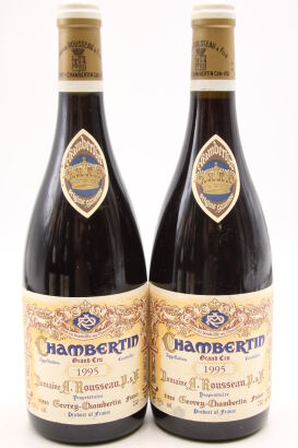(2) 1995 Domaine Armand Rousseau Pere et Fils Chambertin Grand Cru, Cote de Nuits [JR19] [WS96]