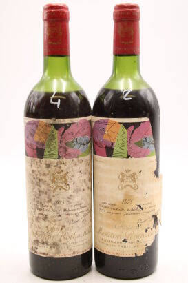 (2) 1975 Chateau Mouton Rothschild, Pauillac (MS)