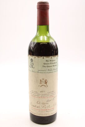 (1) 1977 Chateau Mouton Rothschild, Pauillac (MS)