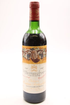 (1) 1987 Chateau Mouton Rothschild, Pauillac