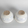 A Pair of Chinese Blue and White 'Heart Sutra' Censers - 3