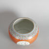 A Chinese Coral-ground Gilt-decorated 'Floral and Poetry' Alms Bowl (Da Qing Qianlong Nian Zhi Mark) - 3