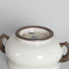 A Chinese Crackle-glazed Censer with two handles and bronze base (Da Qing Qianlong Nian Zhi Mark) - 6
