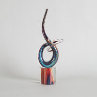 A Large Murano of Italy Art Glass Love Knot