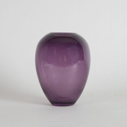 An Ola Hogland Glass Vase