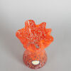 A Volcano Mottled Studio Glass Napkin Vase - 2
