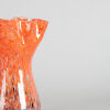 A Volcano Mottled Studio Glass Napkin Vase - 3