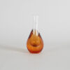 A Small Honey Brown Stem Vase