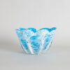 A Blue and White Art Glass Vase