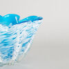 A Blue and White Art Glass Vase - 2