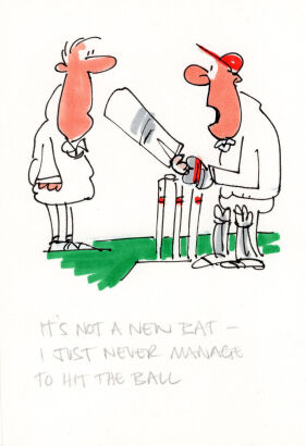 DAVID FLETCHER It's not a new bat...