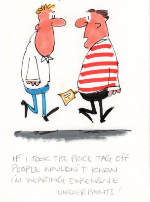 DAVID FLETCHER If I took the price tag...